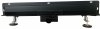 AQUALine - Odpływ liniowy ścienny czarny/black 2w1 pod płytkę Rozmiar 80cm S04BK800